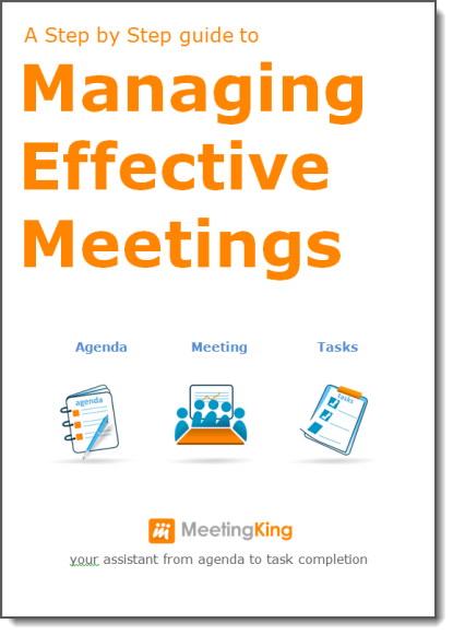 Free Guide To Managing Effective Meetings Meetingking