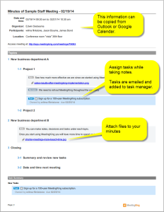 Meeting minutes software - fastest & easiest way to write minutes