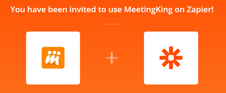 meetingking to zapier